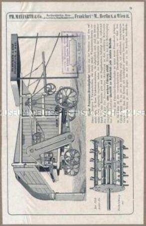 Göpel-Dreschmaschine Marke Nr. 20