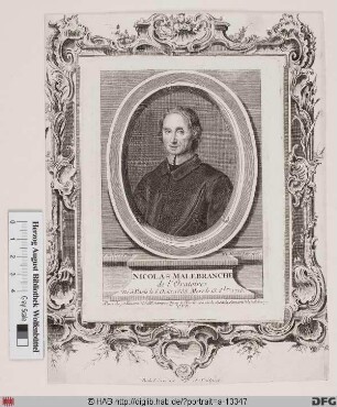 Bildnis Nicolas de Malebranche