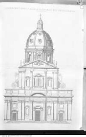 Insignium Romae templorum prospectus ..., Tafel (31): Sant'Ignazio di Loyola, Fassade