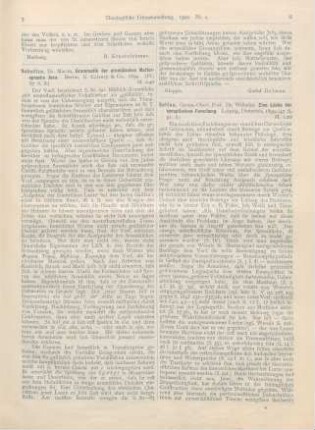 6-8 [Rezension] Soltau, Wilhelm, Eine Lücke der synoptischen Forschung