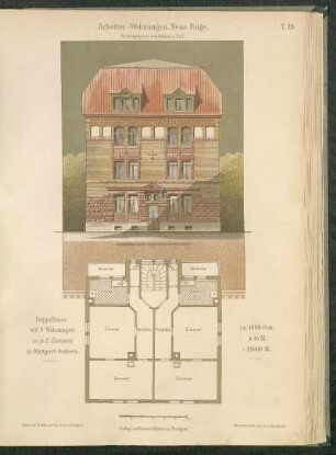Doppelhaus in Stuttgart-Ostheim
