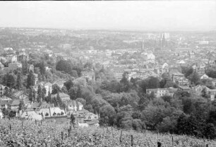Wiesbaden: Aussichtspunkt, Fernsicht auf die Stadt