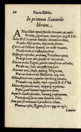 In primum Samuelis librum.