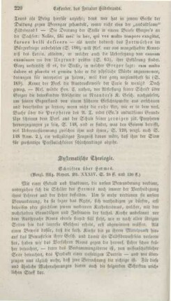 220-233 Systematische Theologie