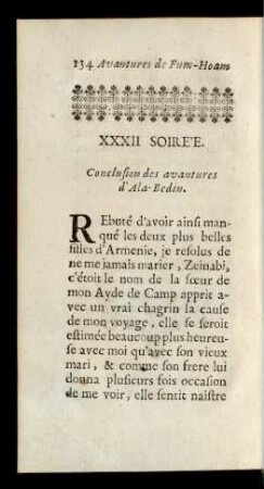 XXXII Soirée. Conclusion des avantures d'Ala-Bedin.
