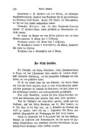 Das Ersatz=Bataillon