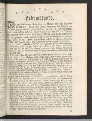 Lehrmethode.