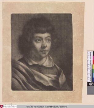 [Junge mit einem zerknitterten Kragen; Boy with a Creased Collar]