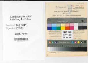 Entnazifizierung Peter Boell , geb. 31.12.1895 (Maurer)