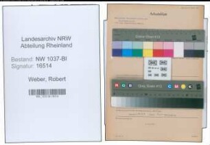 Entnazifizierung Robert Weber , geb. 23.04.1910 (Bueroangestellter)