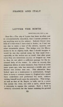 Letter the ninth