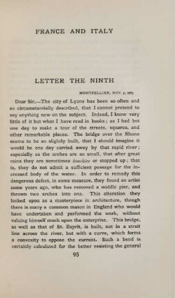 Letter the ninth