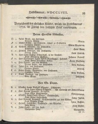 Herbstmonat, MDCCLVIII
