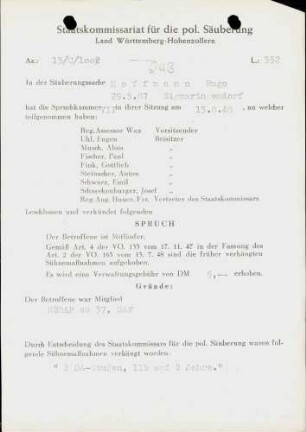 Hoffmann, Hugo