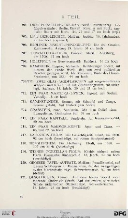 II. Teil (Nr. 704-969)