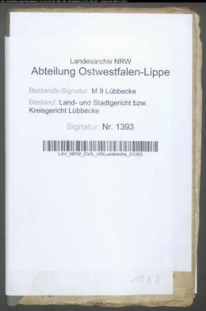 Erblasser: Wulf, Anne Wilhelmine Louise: