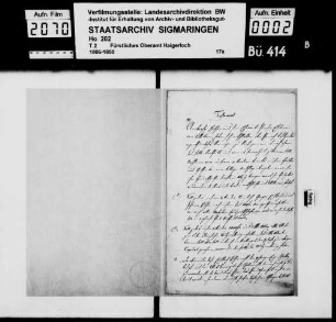 Testament des Ambros Fischer und seiner Ehefrau zu Bittelbronn