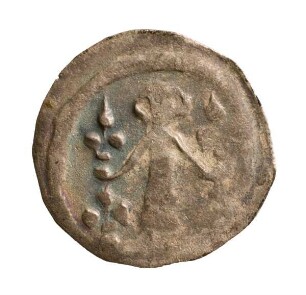Münze, Pfennig, um 1375 (1373-1415)