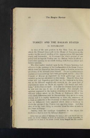 Turkey and the B