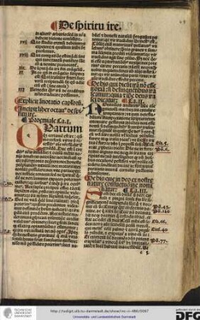 Incipit liber octavus de spiritu ire.