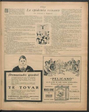 La epidemia reinante