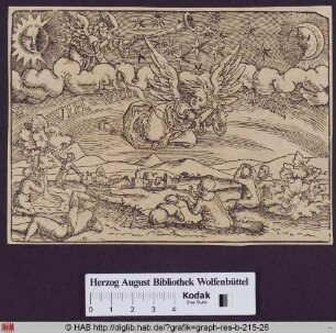 Der vierte Engel bläst in die Posaune (Offenb.8, 13).