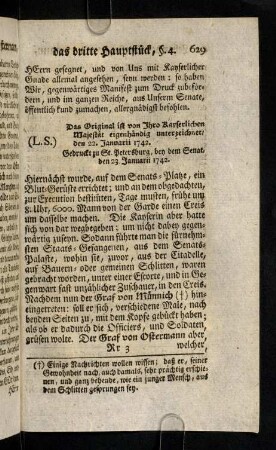 629-635, Hiernaechst wurde auf dem Senats-Platze ein ...