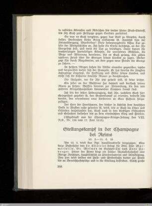 Stellungskampf in der Champagne bei Reims