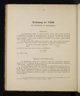 Bestimmung der Polhöhe des Zeitballes in Swinemünde.