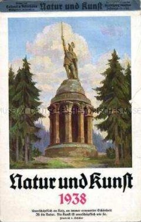 Abreißkalender für das Jahr 1938 mit Motiven aus Natur und Kunst