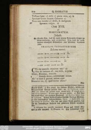 Ode XVII. ad Maecenatem.
