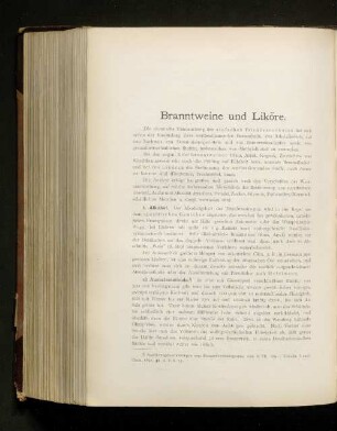 Branntweine und Liköre.