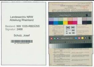Entnazifizierung Josef Schulz , geb. 04.01.1902 (Steiger)
