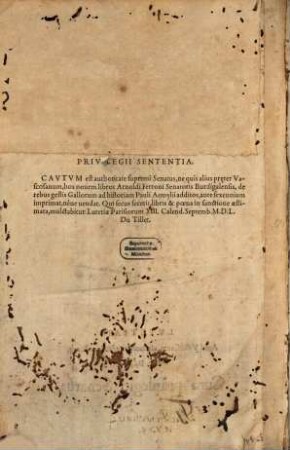 De rebus gestis Gallorum : lib. IX.