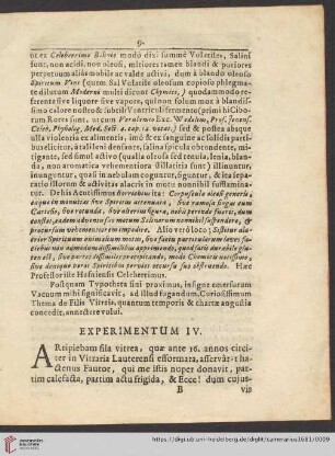 Experimentum IV