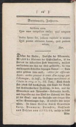 Bernoulli, Johann