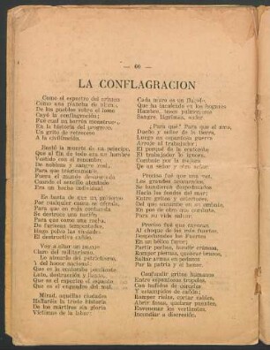 La conflagración