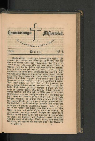 No. 3. März. 1868.