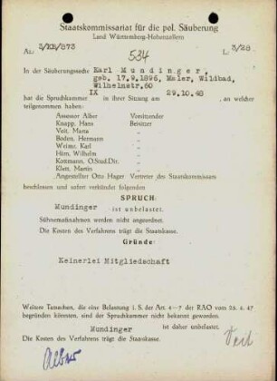 Mundinger, Karl