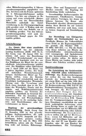Gesetz über einen staatlichen Wirtschaftsstock [Arbeitsfürsorge]