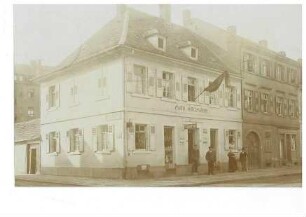 Ladengeschäft von Max Hagmann in Karlsruhe