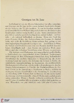 Geertgen tot St. Jans