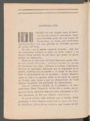 Capítulo XXI - [Sigue el embrollo]