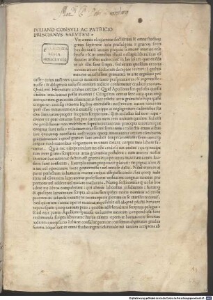 Institutiones grammaticae : [1-2]