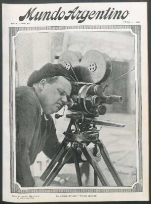 Los artistas del cine. - Tripitas operador [Fotografía]