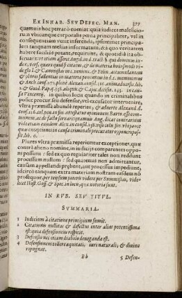 [ XII. De nullitate ex defectu citationis ...]