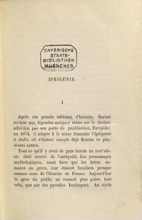 Le romantisme des classiques, 2,2. Racine ; 2