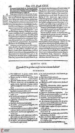 Pars Tertia, Quaestio CXIX - CXXXV