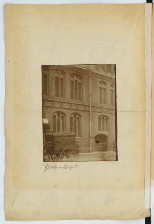 Rathaus, Hildesheim: Detail (aus: Skizzen- und Fotoalbum 20)