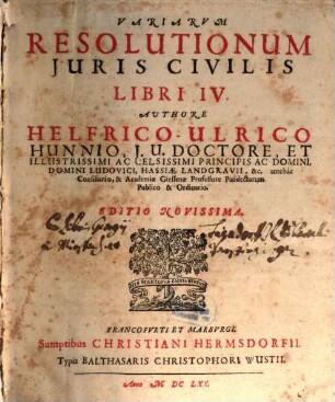 Variae Resolutiones Iuris Civilis